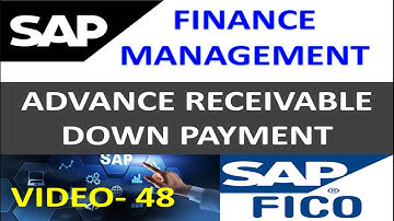 How to Configure Advance Receivable Down Payment- Fico | Finance Management in Sap | DK TECHNOLOGIES