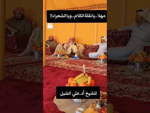 أ د علي الشبل مهلا يا نقلة الكلام ويا شعراء