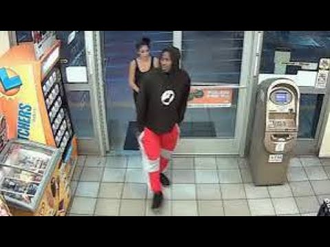DUMB COUPLE CAUGHT ON CAMERA ROBBING GAS STATION (Must See) - YouTube