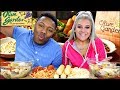 Olive Garden's CREAMY ALFREDO PASTA + SPAGHETTI AND MEATBALLS MUKBANG 먹방 | Eating Show🍝🥖