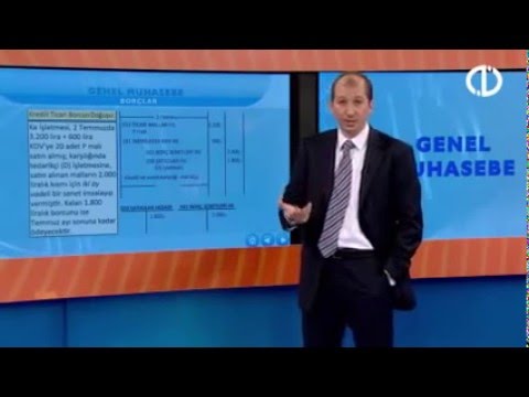 Aöf Genel Muhasabe Dersi 5. Ünite Videosu