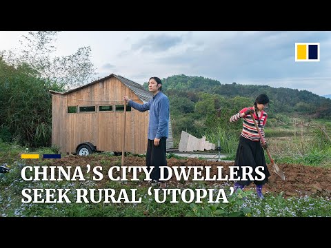 Chinese city dwellers opt for simpler lives in rural communes