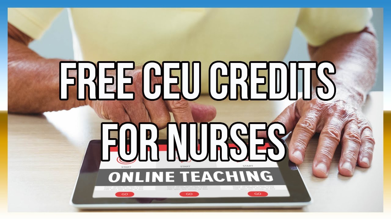free ceus for nurses