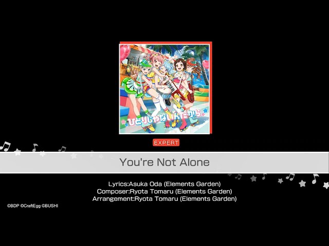 🎸BanG Dream! Girls Band Party!🎸 - You're Not Alone MV Gameplay (Expert) class=