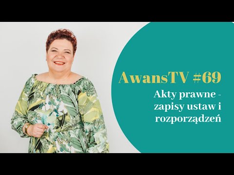 Wideo: Różnica Między Ustawą A Rozporządzeniem