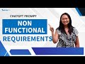 Writing Non Functional Requirements Using ChatGPT and AI