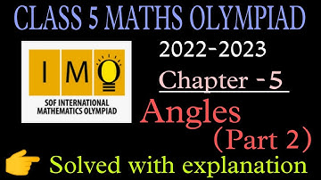 Class 5 imo| Angles |imo class 5cbse|imo class 5 icse|imo class5 sample papers|@Vedh Academy|