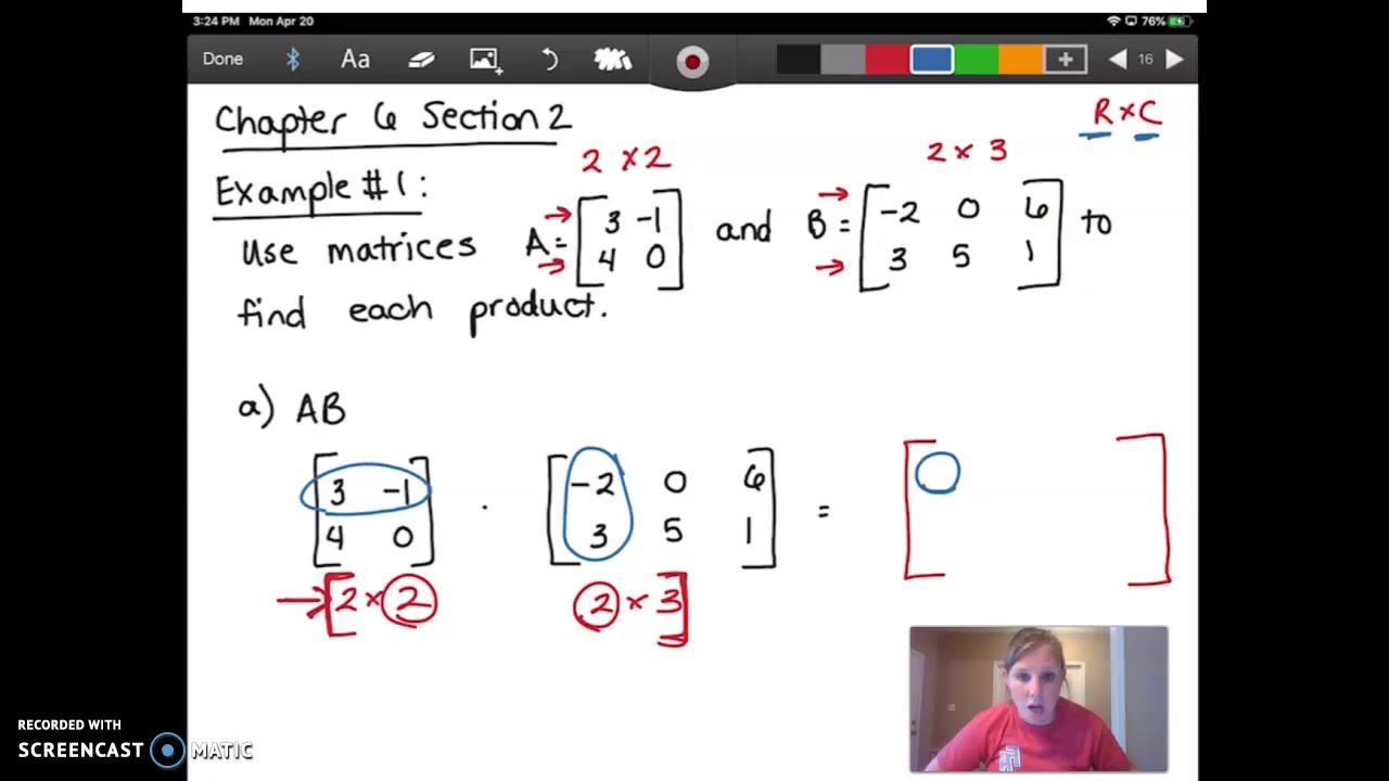 2019-2020 Precalculus Chapter 6 Section 2 Example #1 - YouTube
