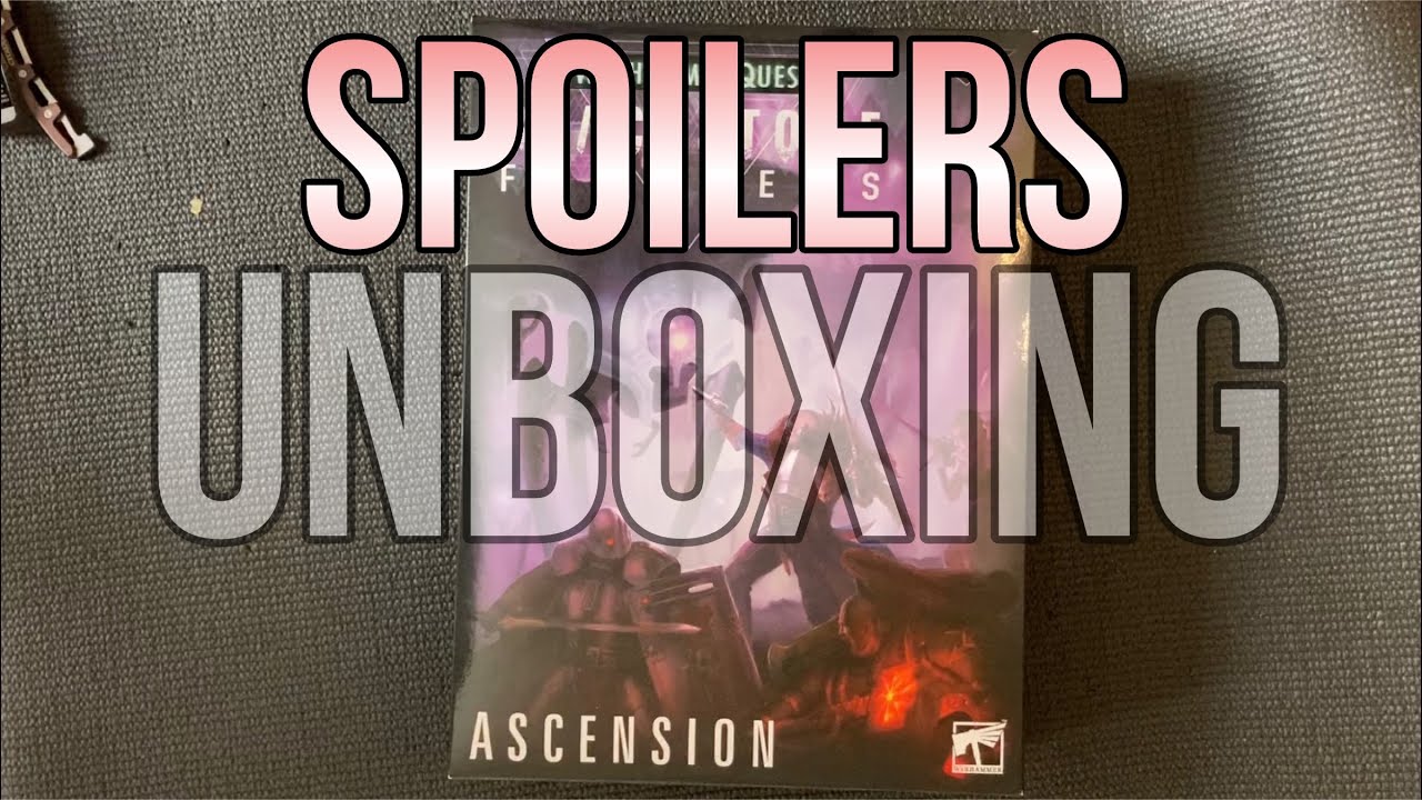 Blackstone Fortress Ascension Unboxing & look at the built models ...
