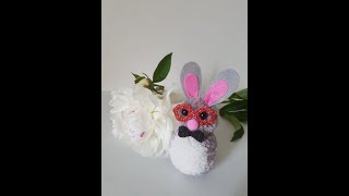 Pom Pom Bunny is a Gentleman ||  Interesting DIY Woolen Craft screenshot 5