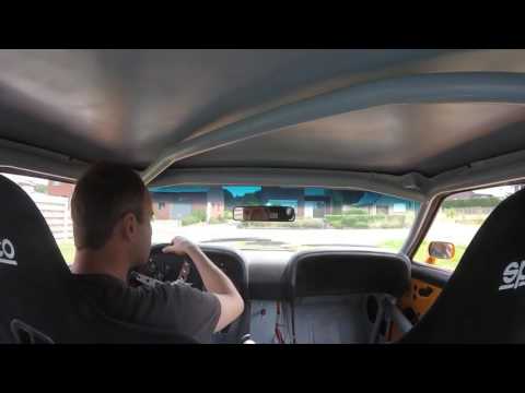 Eerste echte testrit met de mustang.