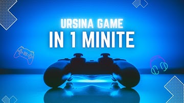 how to make a game with ursina in one minute!