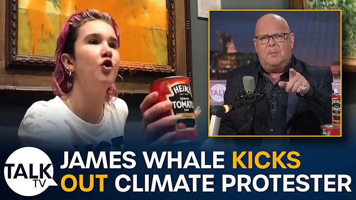Just Stop Oil climate activist kicked out of TV st...