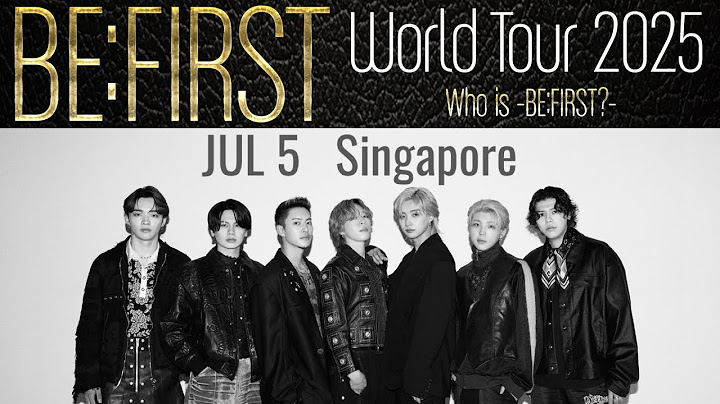 BE:FIRST World Tour 2025 -Who is BE:FIRST?- in Singapore (2025.07.05)