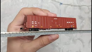 Модель крытого вагона Atlas, масштаба N 1:160 box car.