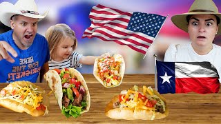 Brits Try [PUFFY TACOS] for the first time In TEXAS (+ Amazing Tacos)
