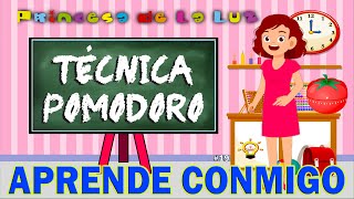 ¿QUÉ ES LA TÉCNICA POMODORO? 🌐 Vídeos Educativos Para Niños. APRENDE CONMIGO.