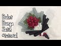 Tutorial Cara Membuat Buket Bunga Satin | DIY How to Make Satin Flower Bouquet