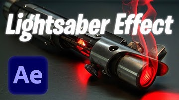 How To Make A Lightsaber Effect In Under A Minute | After Effects