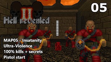 Doom II: Hell Revealed II - MAP05 (Insatanity) - Ultra-Violence 100%