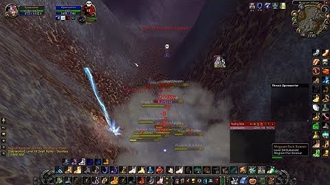 WoW classic HC catching a bot in a corner of Desolace