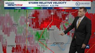 Tornado warning issued for Vigo County until 4 45 p m Weather Impact Alert Aug 13 2026