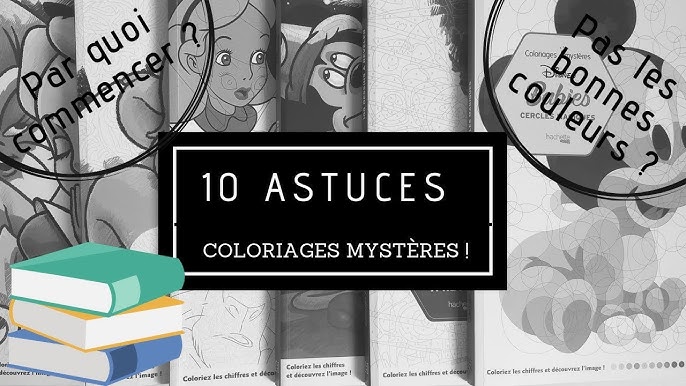 6 ASTUCES pour limiter les traces dans les coloriages mystères ! 