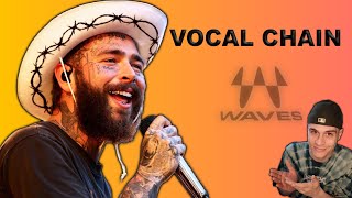 Secrets of Post Malone's Vocal Chain using Waves plugins.