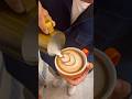 Wings 🪽 latte art #shortvideo