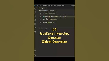 #4 JavaScript Tricky Question Series Object Operation | Object Copy #1million #js #coding #react