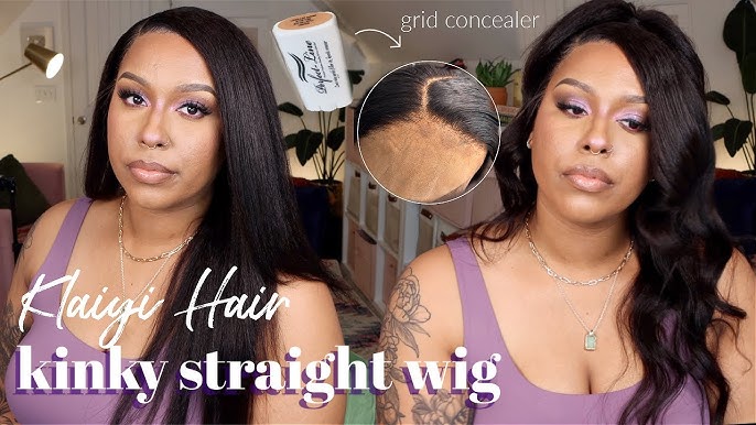 🤔PERFECT LINE SWISS or EBIN KNOT CONCEALER Fake Scalp Lace Wig  Install 
