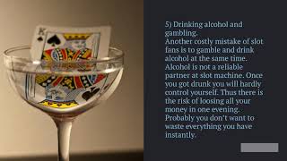 5 Common Mistakes Playing Slots