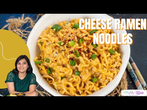 Cheddar cheese ramen noodles recipe