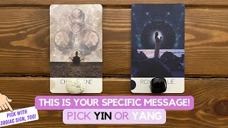 This is Your Specific Message  Pick Yin or Yang! | Timeless Reading