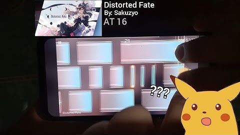 [Sakuzyo boss song!! | Phigros] Distorted Fate (AT 16) First try Rank B 822693pts
