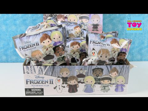 Disney Frozen II 2 Plush Bag Clips Blind Bag Opening | PSToyReviews