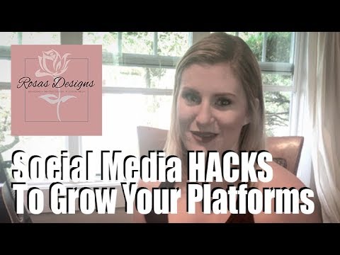 Social Media Hacks To Grow Your Platforms - YouTube