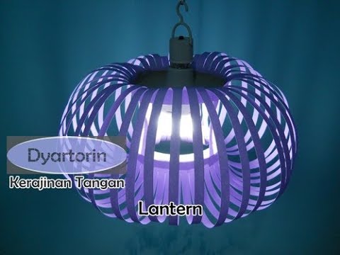 Cara Membuat Lampion Gantung dari Kertas YouTube