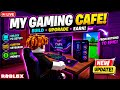 🔴 LIVE | From Nothing To Epic Gaming Cafe! 🔥💻 | Roblox     #robolox