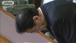 仙谷長官らの問責可決も　菅総理は続投させる方針（10/11/27）