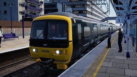 Driving the GWR Class 166 train to reading!! train sim world 2