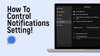 How to Control Notifications Setting in Signal [easy] screenshot 5