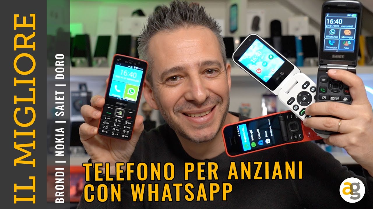 Il miglior TELEFONO PER ANZIANI con WHATSAPP 