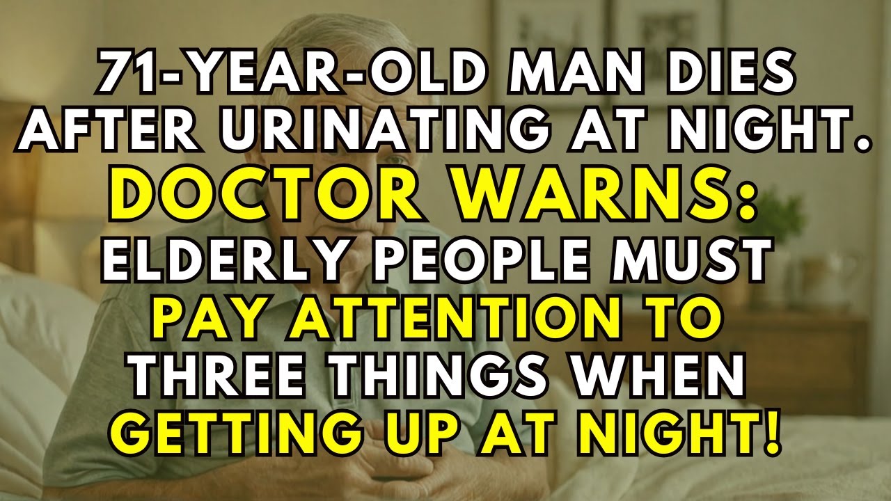 Doctor Warns: 71-Year-Old Man Dies from Nighttime. Urination Critical