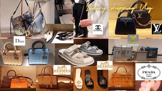 Luxury shopping Vlog: Chanel/Prada/Hermès/LV/Dior in Harrods London
