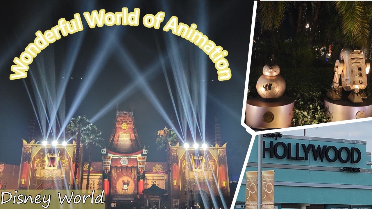 Hollywood Studios Nighttime Show The Wonderful World of Animation