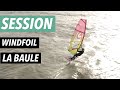 Session de windfoil a la baule avec fred