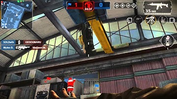 Modern Combat 5 CTF Gameplay Scramble Map with Red-34 Pro 29-4 KD Nvidia Shield Tablet Console Mode