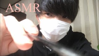 [ASMR] 耳かきでカメラの画面をカリカリ　[音フェチ]