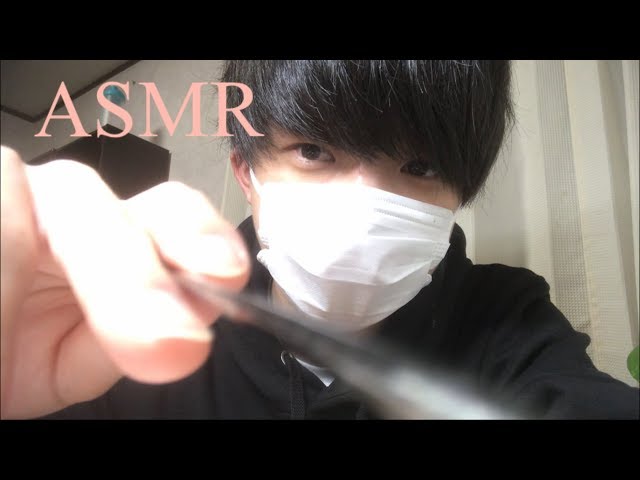 [ASMR] 耳かきでカメラの画面をカリカリ　[音フェチ]
